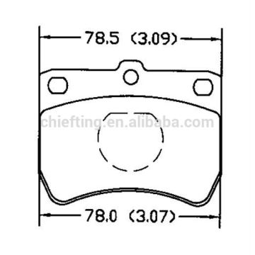 D402 KK150-33-23Z für Kia koreanische Bremsbeläge